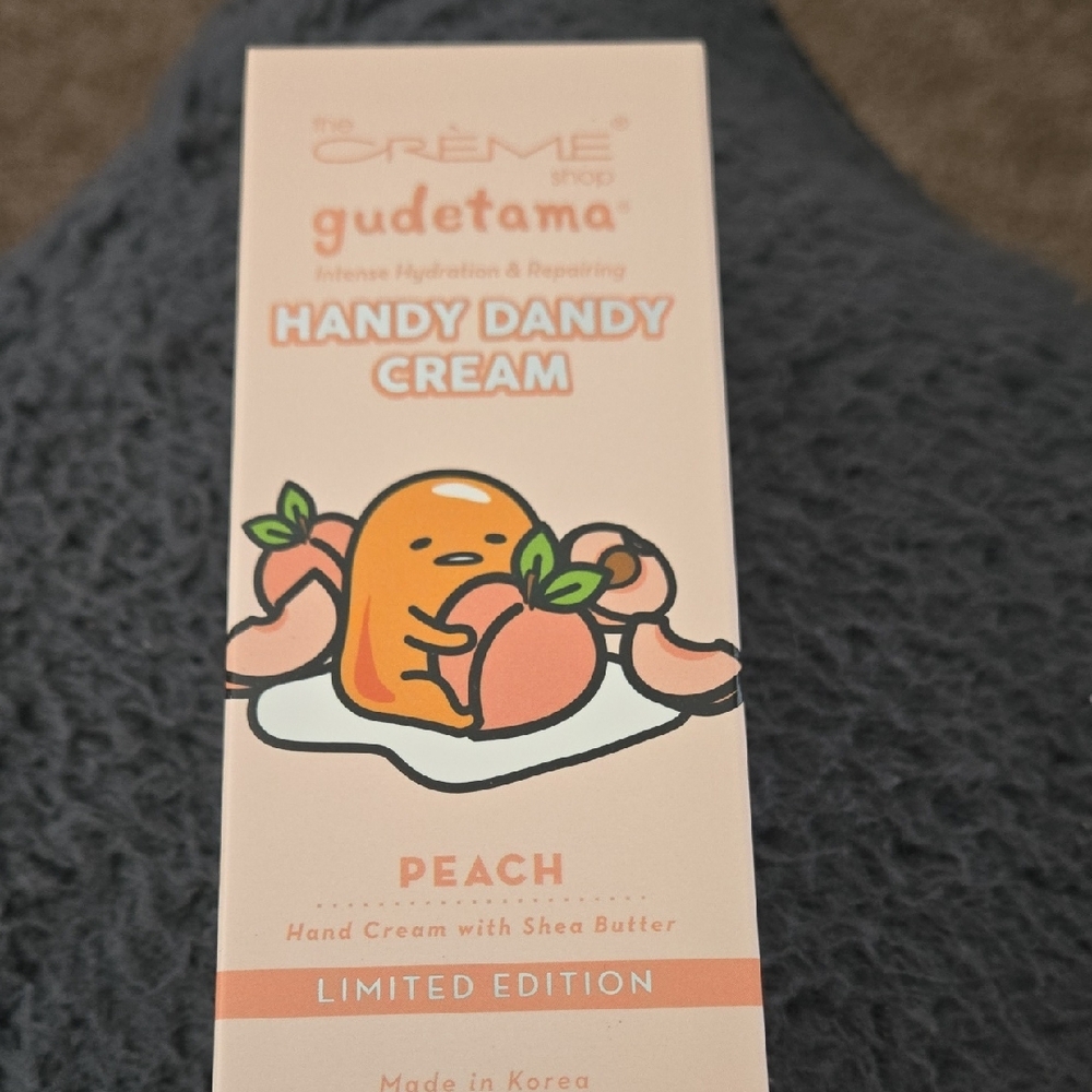 The Crème Shop Gudetama Peach Hand Cream